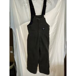 Walls Blizzard Pruf Youth Kids Large 12/14 Duck Canvas Bibs Overalls Insulated